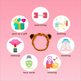 Brown Bear Headband - Korean-Skincare