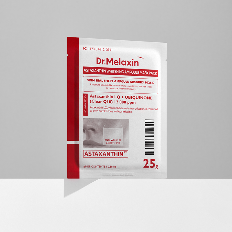 Astaxanthin Whitening Ampoule Mask Pack