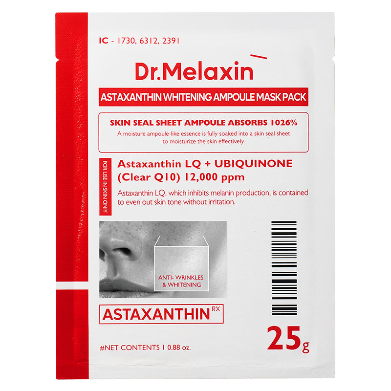 Astaxanthin Whitening Ampoule Mask Pack