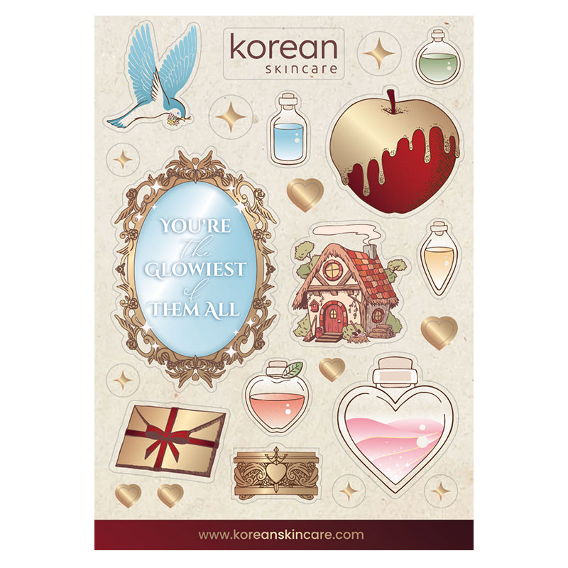 Limited-Edition Glow White Stickers⁠ (Freebie)