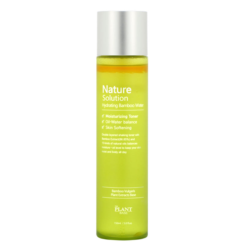 The Plant Base Nature Solution Hydrating Bamboo Water Toner - Korean-Skincare