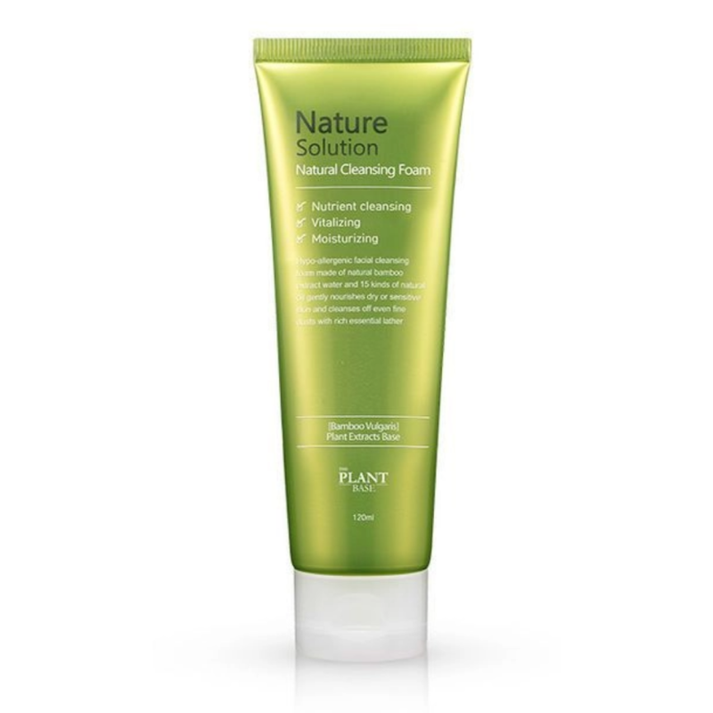 The Plant Base Nature Solution Natural Cleansing Foam - Korean-Skincare