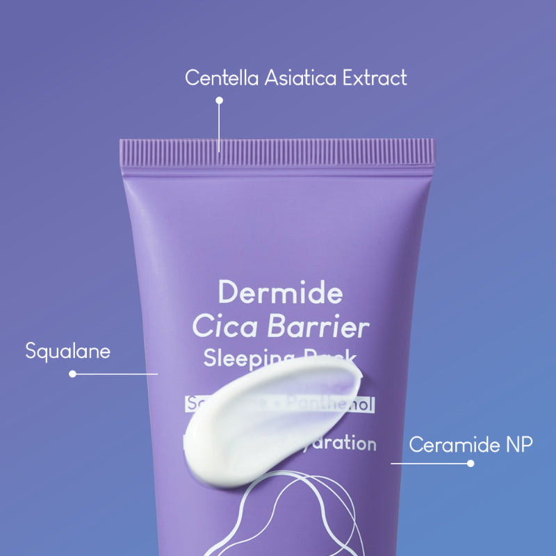  Dermide Cica Barrier Sleeping Pack - Korean-Skincare