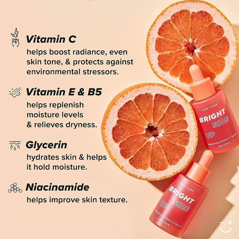 I DEW CARE Bright Side Up Brightening Vitamin C Serum - Korean-Skincare