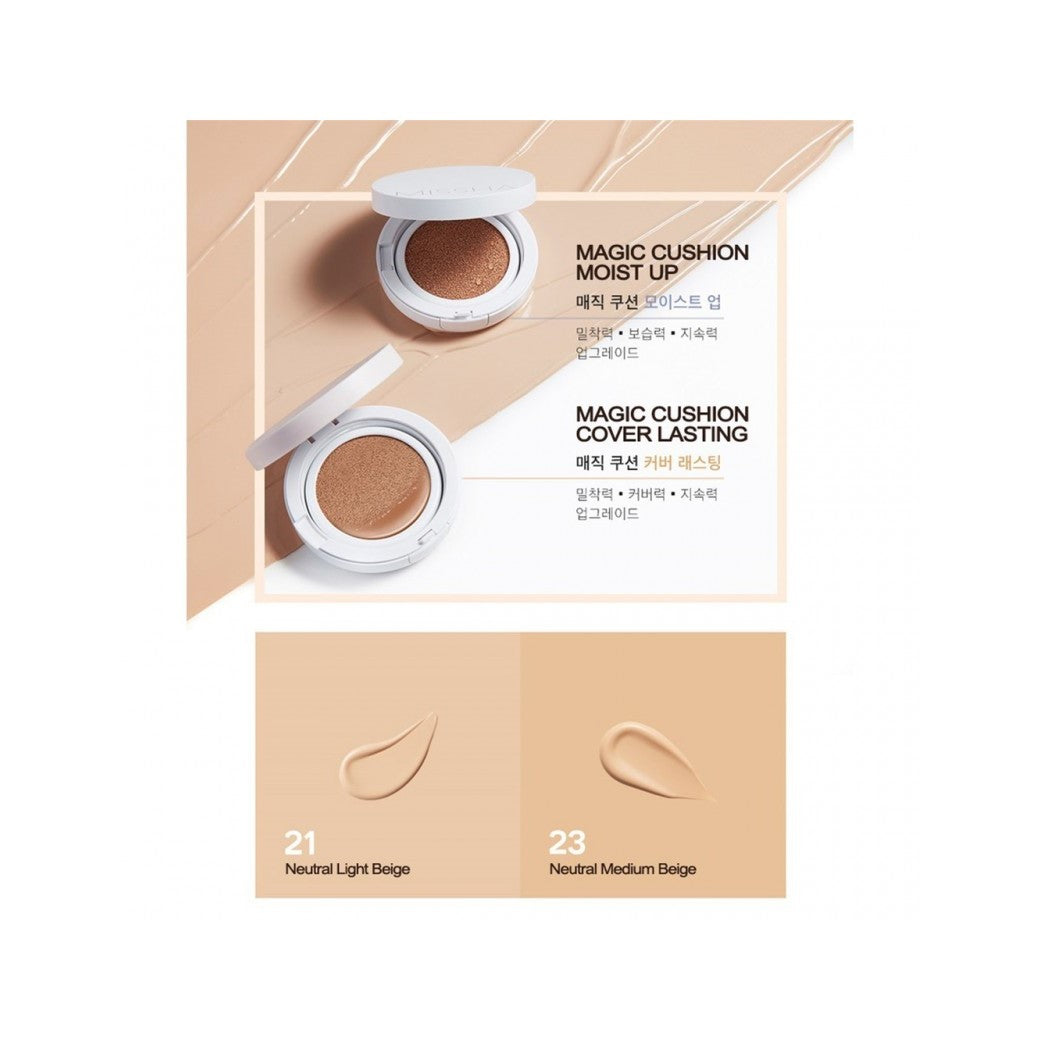 Missha Magic Cushion Cover Lasting #21 SPF50+/PA+++ - Korean-Skincare