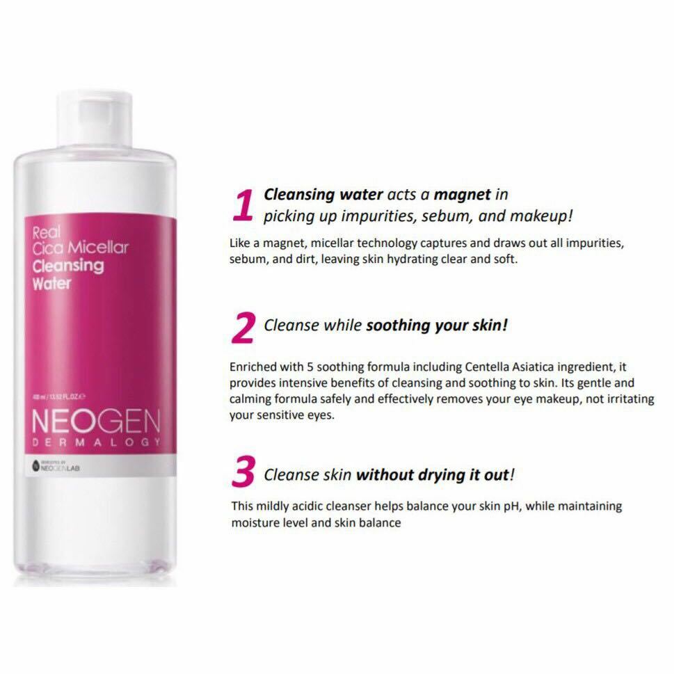 NEOGEN Real Cica Micellar Water - Korean-Skincare