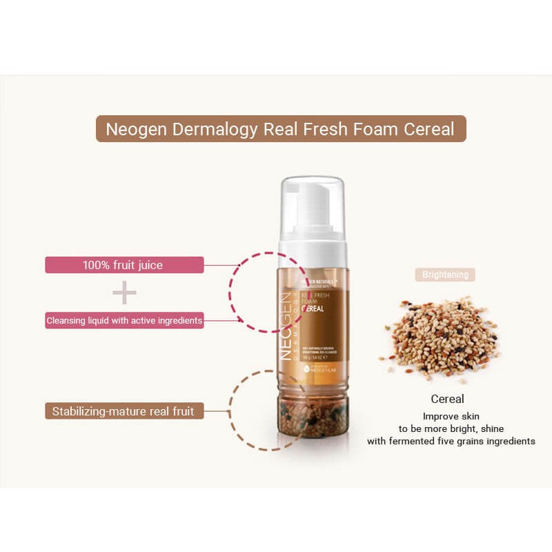 NEOGEN Real Fresh Foam Cereal - Korean-Skincare