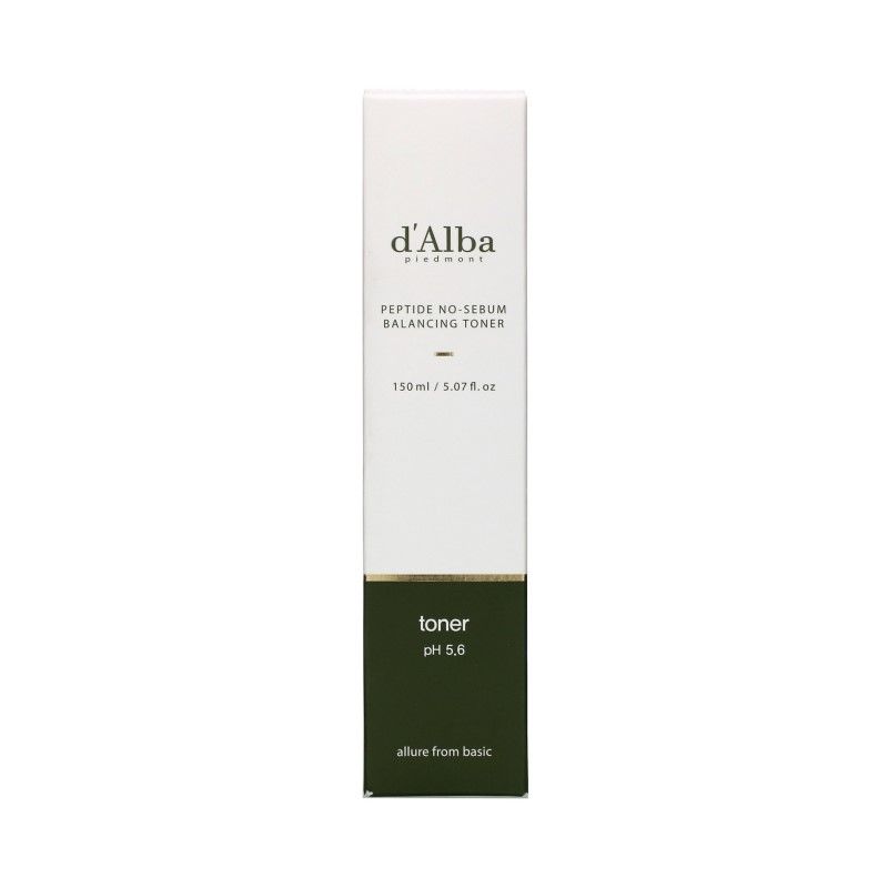 d'Alba Peptide no sebum Balancing Toner - Korean-Skincare