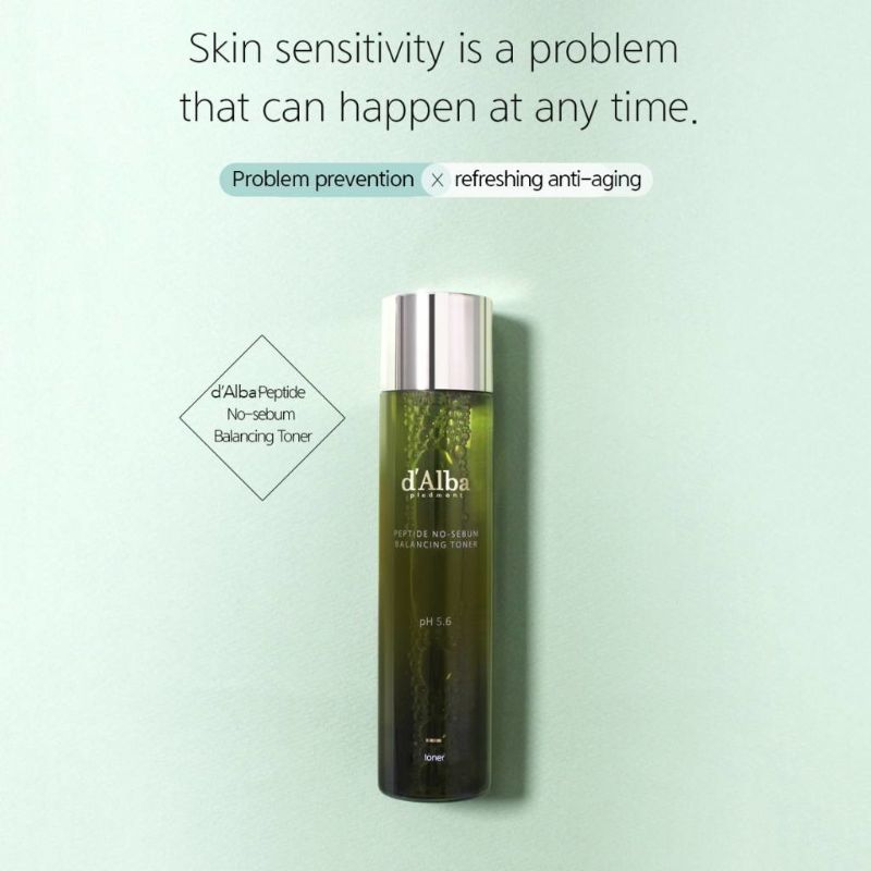 d'Alba Peptide no sebum Balancing Toner - Korean-Skincare