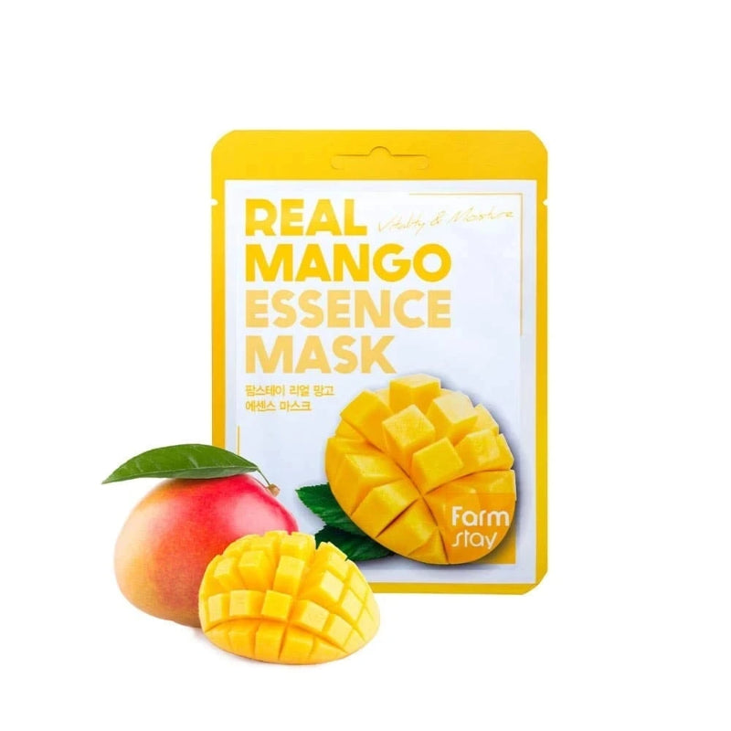 Farm Stay Real Mango Essence Mask - Korean-Skincare