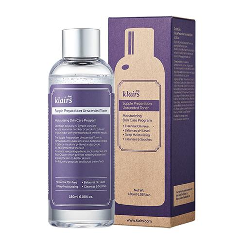 Klairs Supple Preparation Unscented Toner - Korean-Skincare