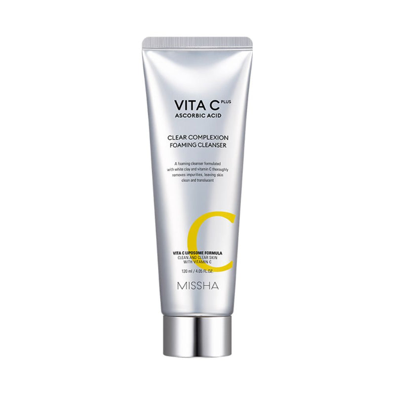 Missha Vita C Plus Clear Complexion Foaming Cleanser - Korean-Skincare