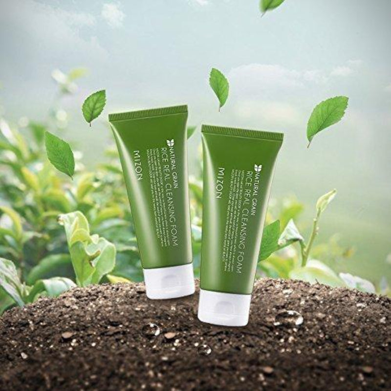 Mizon Rice Real Cleansing Foam - Korean-Skincare